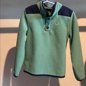 Little boys Vineyard Vines fleece pullover